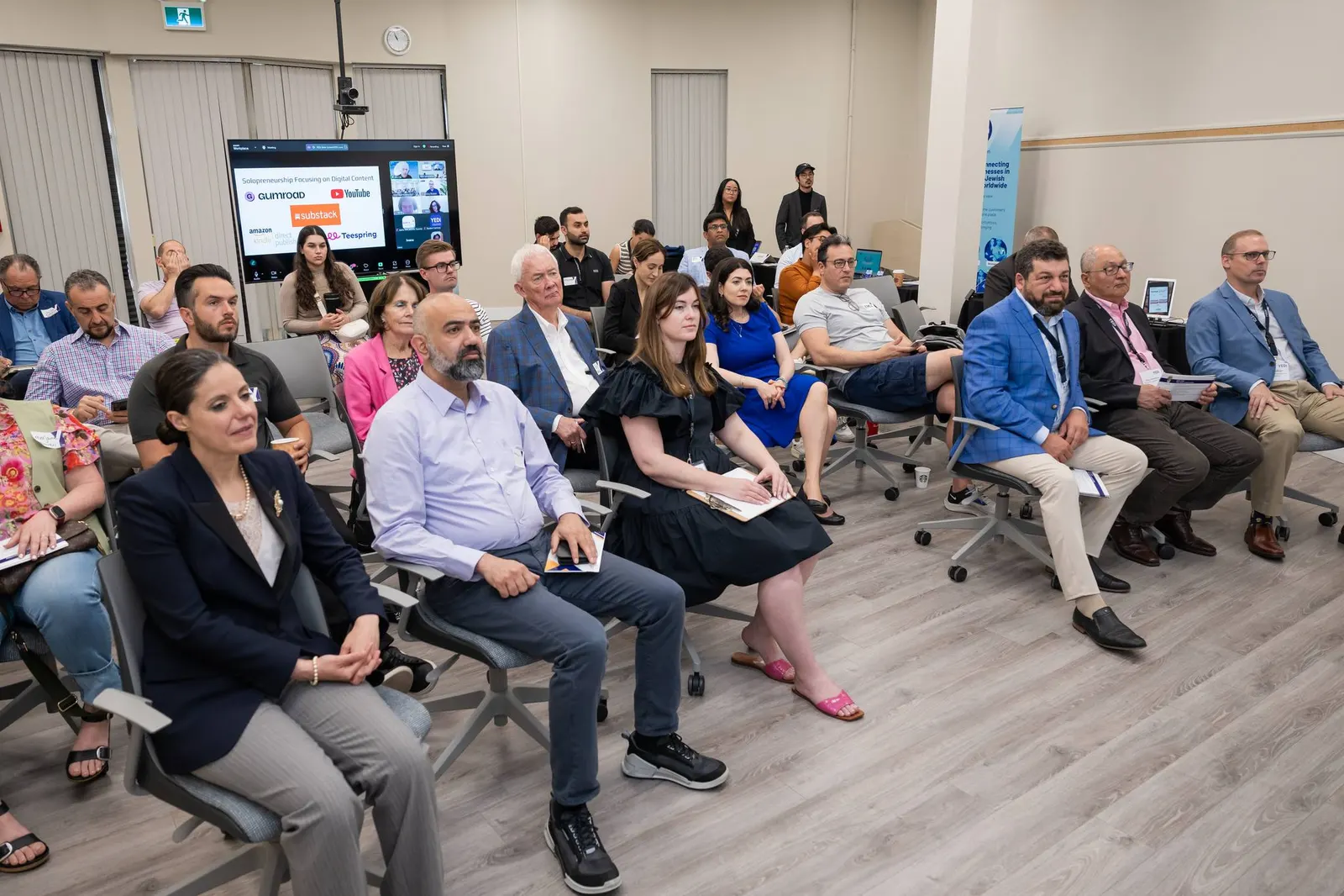 An audience at a YEDI Incubator session